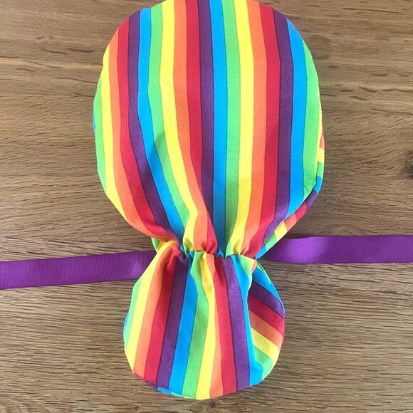 NWOT Ponytail scrub hat, scrub hat, surgical cap, ponytail scrub cap - Picture 2 of 5